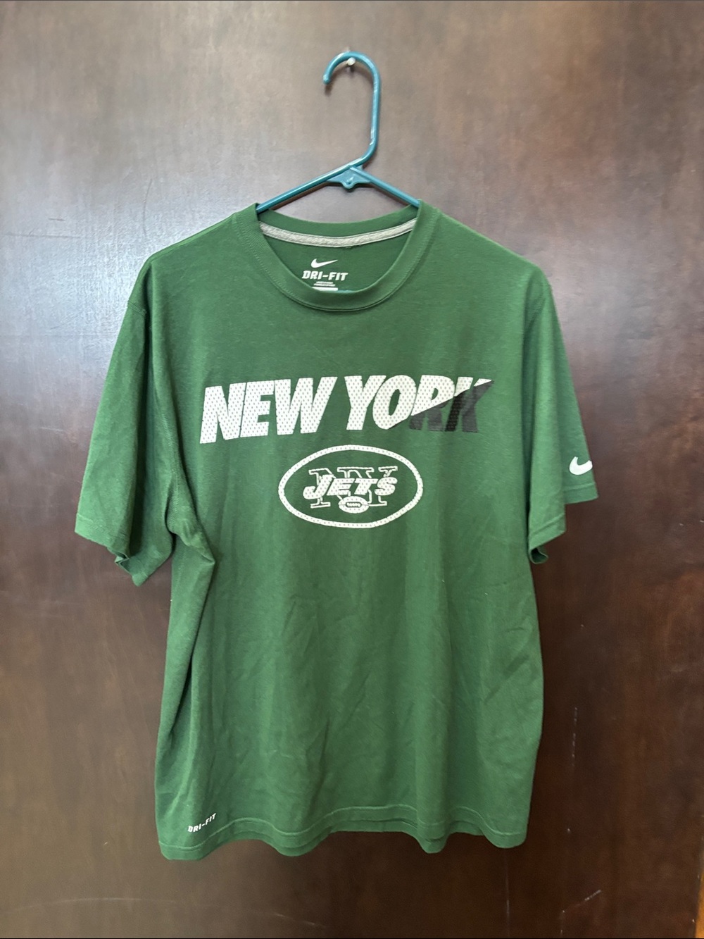 Nike Green New York Jets Graphic Tee